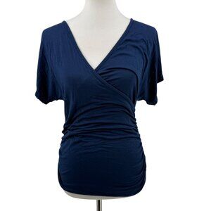 River & Sky Modal Tencel Chloe Top In Deep Blue, Size S
